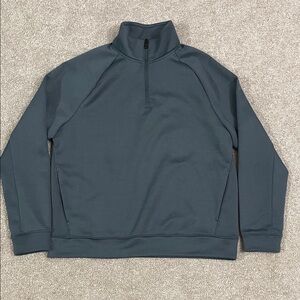 Men's Half-Zip Sweater - Dark Gray